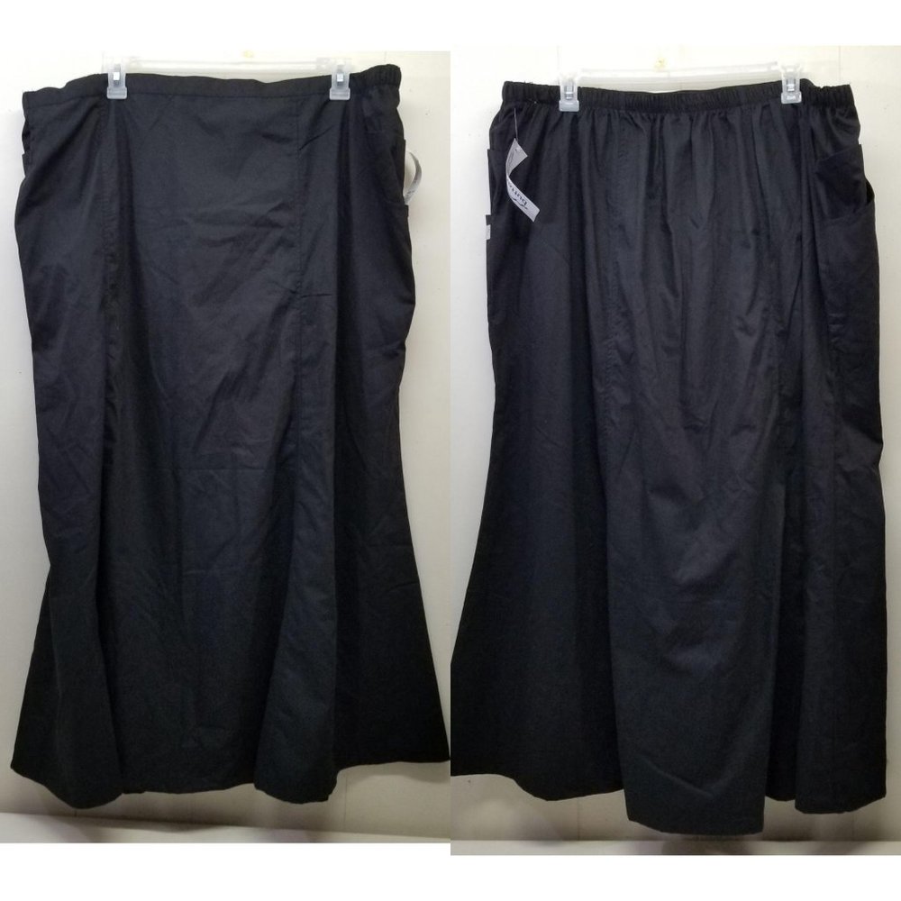 Butter Soft 4XL Black Scrub Skirt Nurse Uniform - Picture 3 of 6